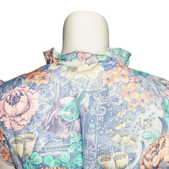 RARE VINTAGE 1970's Romantic Fairycore Angel Dress - Picture 8 of 11